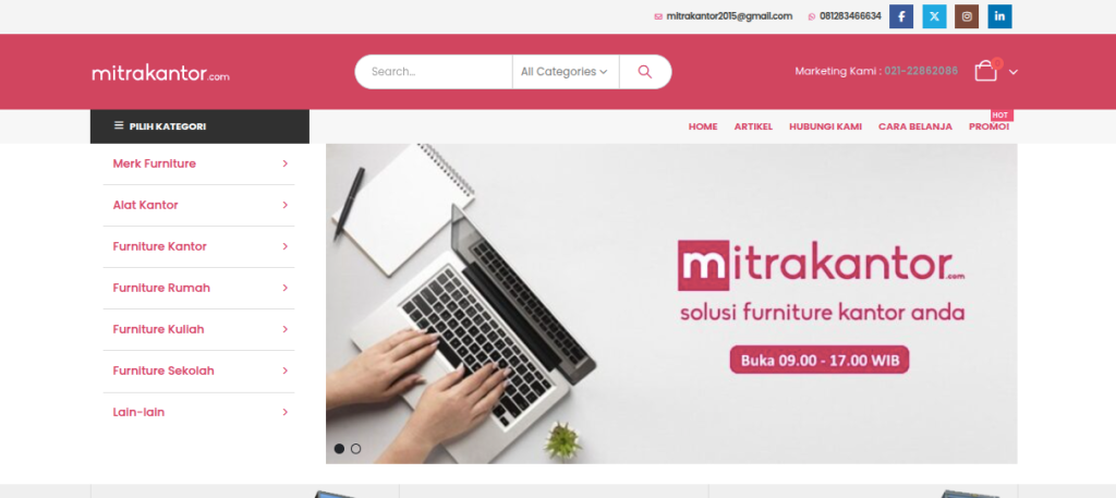 Toko Funriture Kantor Online di Jakarta