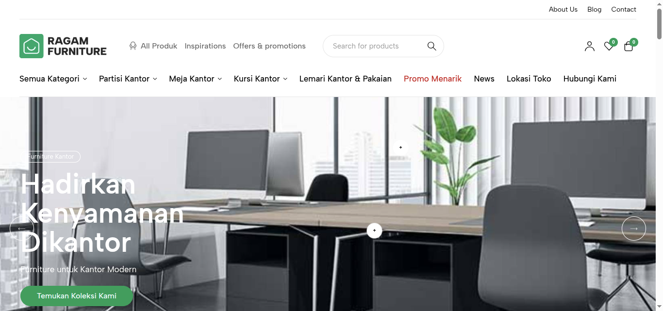 Growiz Media - Jasa Pembuatan Landingpage dan Website ragam furniture